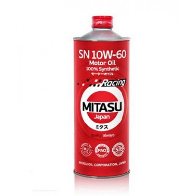 MITASU RACING SN 10W-60 plná syntetika (ESTER+PAO) 1L