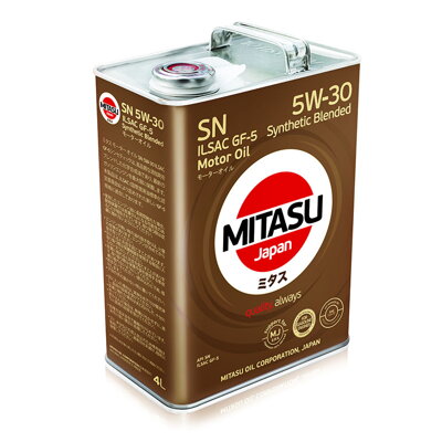 MITASU SN 5W-30 ILSAC GF-5 syntetika Blended 4L