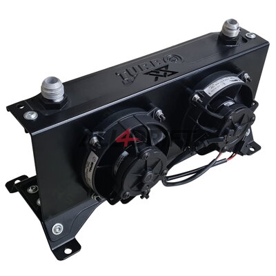 RS-Ultimate Univerzální držák chladiče oleje pro 2 ventilátory, 16 řádků, 260x125x50mm AN10