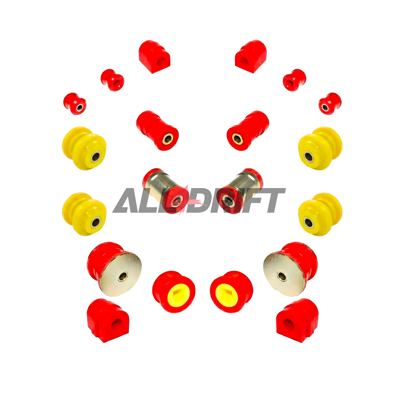 036206B Sada silentbloků přední a zadní nápravy BMW E46 / Z4