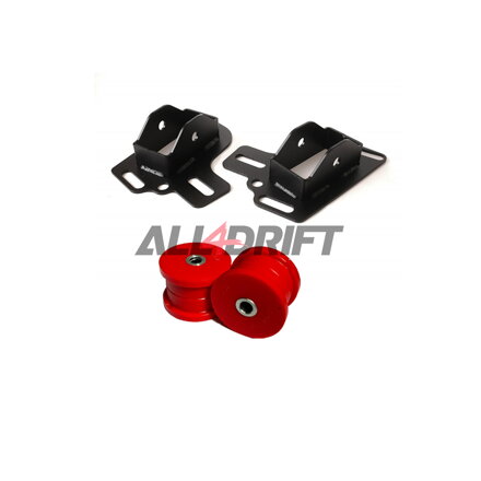 SET uložení zadního podelného ramena + polyuretanové silentbloky BMW E36 / E46