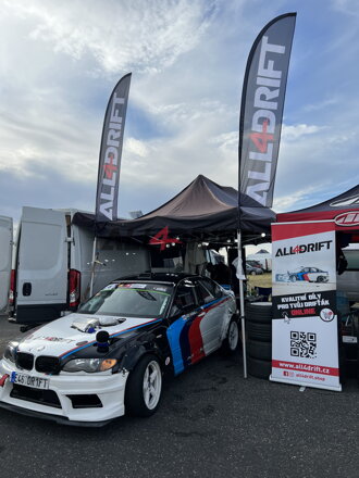 ALL4DRIFT vlajka křídlo M - 620x2680 mm
