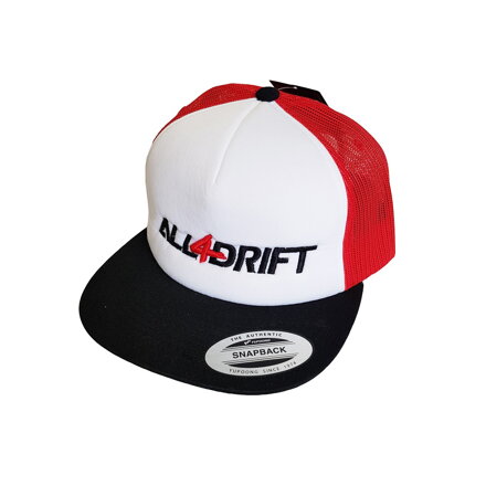 Kšiltovka All4Drift SNAPBACK červená uni