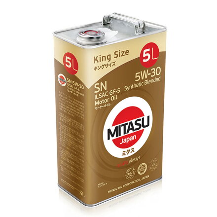 MITASU SN 5W-30 ILSAC GF-5 syntetika Blended 5L