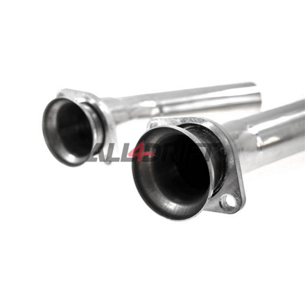 Nerezové ladené výfukové svody BMW E46 323i 328i E39 528i