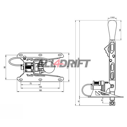 PMC Pro Short shifter self center pro BMW