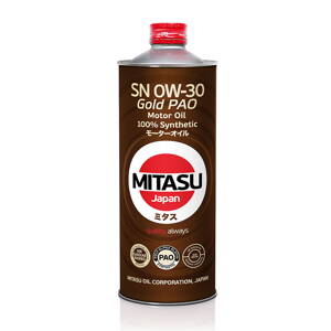 MITASU GOLD PAO SN 0W-30 ILSAC GF-5 plná syntetika 1L 