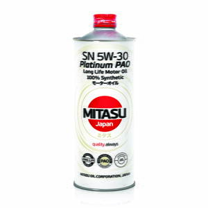 MITASU PLATINUM PAO SN 5W-30 DEXOS 2 plná syntetika 1L