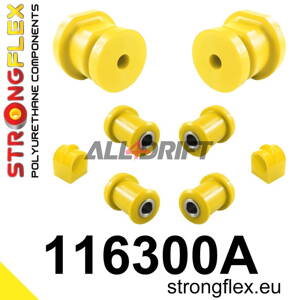116300A Sada silentbloků zadního zavěšení SPORT - Mercedes W123 (76-86)