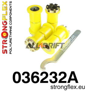 036232A: Rear trailing arm bush kit eccentric SPORT