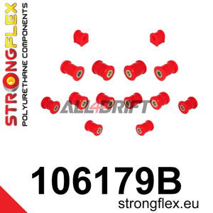 106179B: Rear suspension bush kit - Mazda III (05-14) NC
