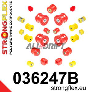 036247B: Full suspension polyurethane bush kit