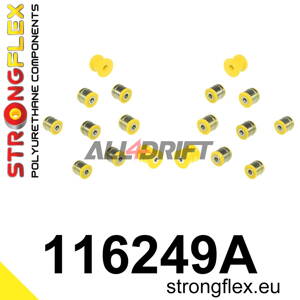 116249A: Rear suspension bush kit SPORT