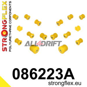 086223A: Rear suspension polyurethane bush kit SPORT
