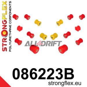 086223B: Rear suspension polyurethane bush kit