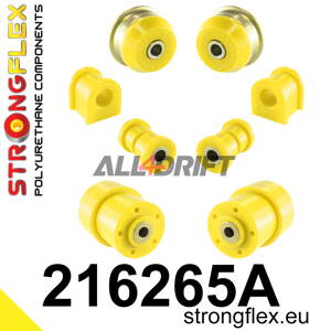216265A: Front suspension and ream beam bush kit SPORT