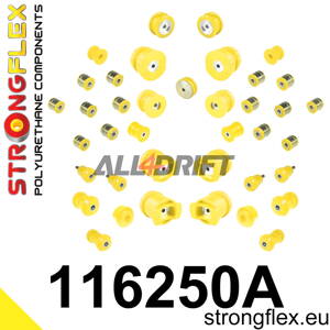 116250A: Full suspension  polyurethane bush kit SPORT