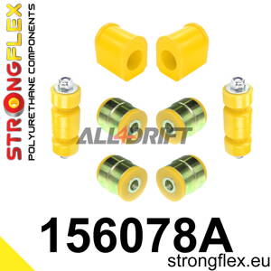 156078A: Front kit suspension polyurethane bushes SPORT