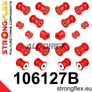 106127B: Rear suspension polyurethane bush kit