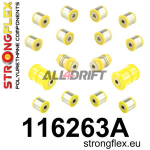 116263A: Rear suspension bush kit SPORT