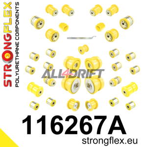 116267A: Full suspension polyurethane bush kit SPORT