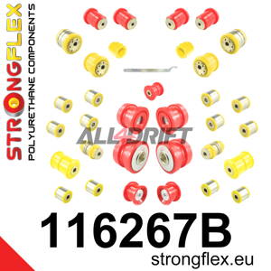 116267B: Full suspension polyurethane bush kit