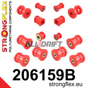 206159B: Full suspension  polyurethane bush kit