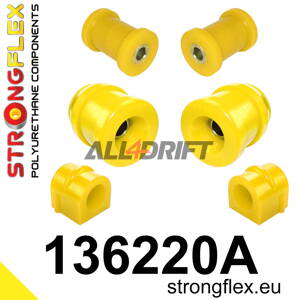 136220A: Front suspension bush kit SPORT