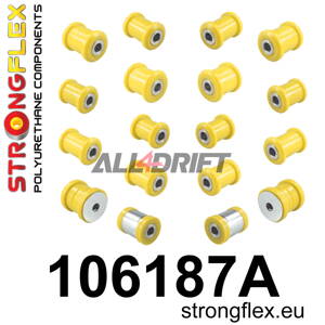 106187A: Rear suspension bush kit SPORT