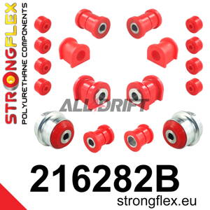216282B: Front suspension and ream beam bush kit