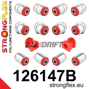 126147B: Rear suspension bush kit