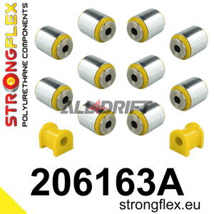 206163A: Rear suspension bush kit SPORT