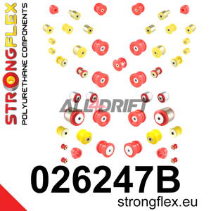 026247B: Full suspension polyurethane bush kit