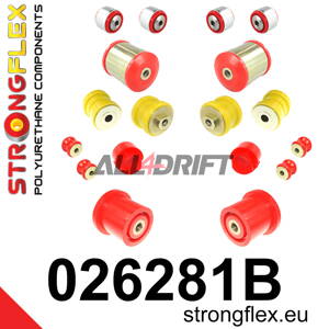 026281B: Front suspension and ream beam bush kit