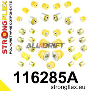 116285A: Full suspension polyurethane bush kit RWD SPORT