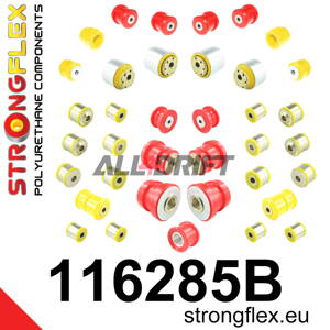 116285B: Full suspension polyurethane bush kit RWD