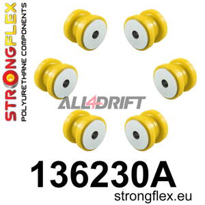 136230A: Front subframe bush kit SPORT