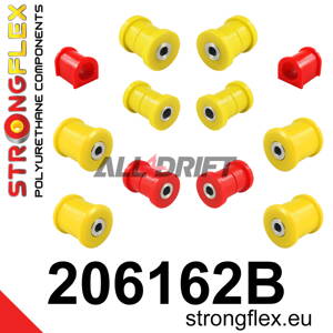 206162B: Front and rear suspension bush kit