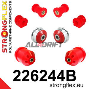 226244B: Front suspension and ream beam bush kit
