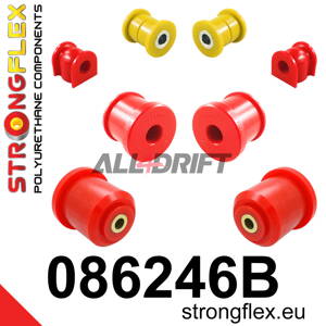 086246B: Front suspension and ream beam bush kit