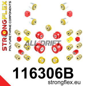 116306B: Full suspension polyurethane bush kit