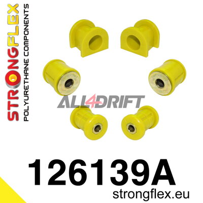 126139A: Front suspension bush kit SPORT - Mitsubishi IV /  V / VI (96-01)