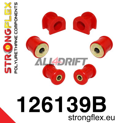 126139B: Front suspension bush kit - Mitsubishi IV /  V / VI (96-01)