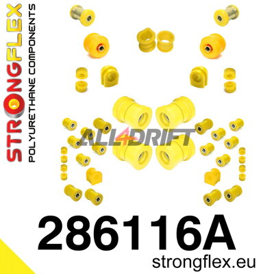 286116A: Full suspension bush kit SPORT - Nissan VI (94-99) S14 286116A: Full suspension bush kit SPORT - Nissan VI (94-99) S14
