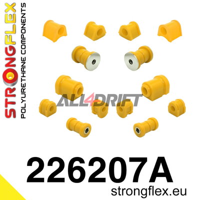 226207A: Front suspension and ream beam bush kit SPORT - Volkswagen I (74-93) 17