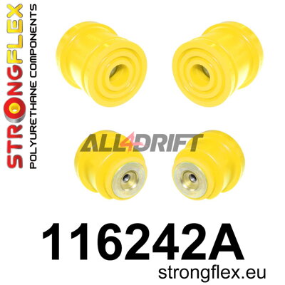 116242A: Rear subframe bush kit SPORT - Mercedes W210 4MATIC