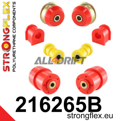 216265B: Front suspension and ream beam bush kit