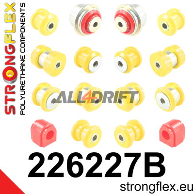 226227B: Rear suspension bush kit
