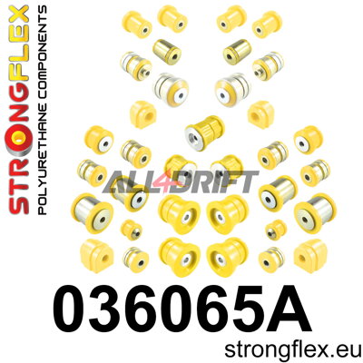036065A: Full suspension polyurethane bush kit SPORT