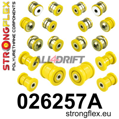 026257A: Rear suspension bush kit SPORT